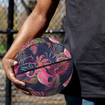 Tropical Flamingo Aloha Pattern Print Basketball