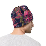 Tropical Flamingo Aloha Pattern Print Beanie