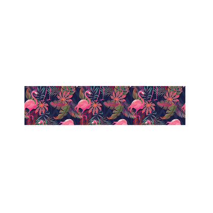 Tropical Flamingo Aloha Pattern Print Bed Runner