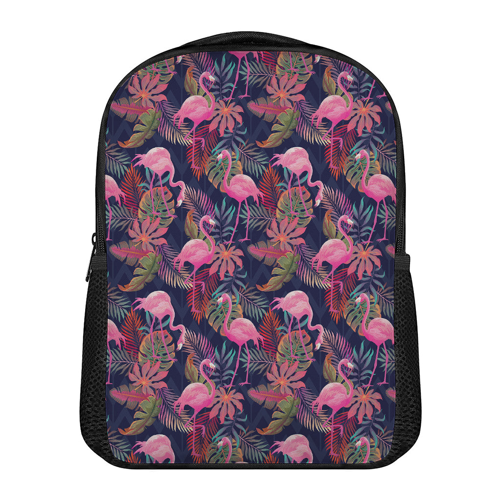 Tropical Flamingo Aloha Pattern Print Casual Backpack