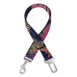 Tropical Flamingo Aloha Pattern Print Dog Seat Belt
