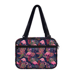 Tropical Flamingo Aloha Pattern Print Double Strap Bible Bag