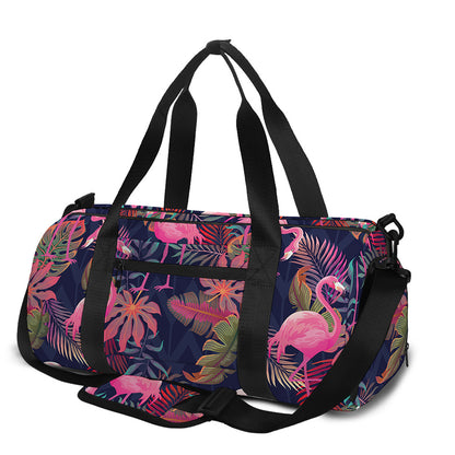 Tropical Flamingo Aloha Pattern Print Gym Bag