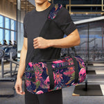 Tropical Flamingo Aloha Pattern Print Gym Bag