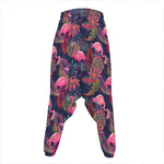 Tropical Flamingo Aloha Pattern Print Hammer Pants