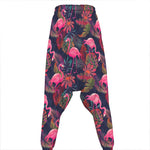 Tropical Flamingo Aloha Pattern Print Hammer Pants
