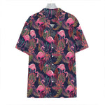 Tropical Flamingo Aloha Pattern Print Hawaiian Shirt