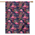 Tropical Flamingo Aloha Pattern Print House Flag