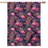 Tropical Flamingo Aloha Pattern Print House Flag