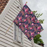 Tropical Flamingo Aloha Pattern Print House Flag