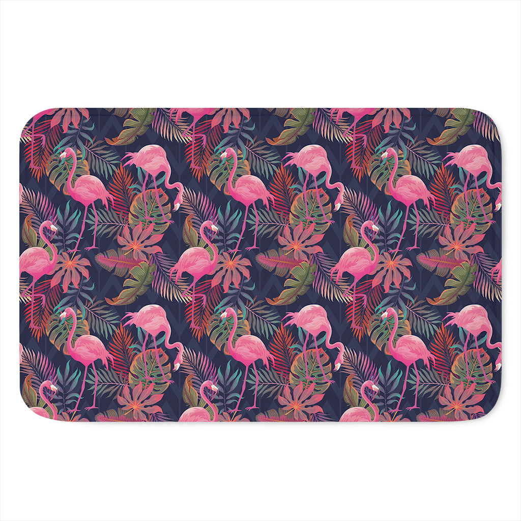 Tropical Flamingo Aloha Pattern Print Indoor Door Mat