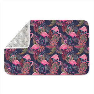 Tropical Flamingo Aloha Pattern Print Indoor Door Mat