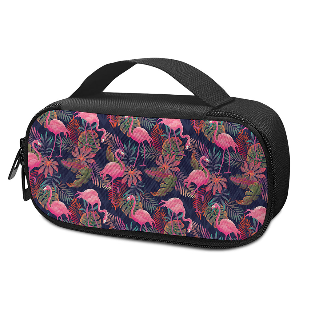 Tropical Flamingo Aloha Pattern Print Insulin Cooler Travel Case