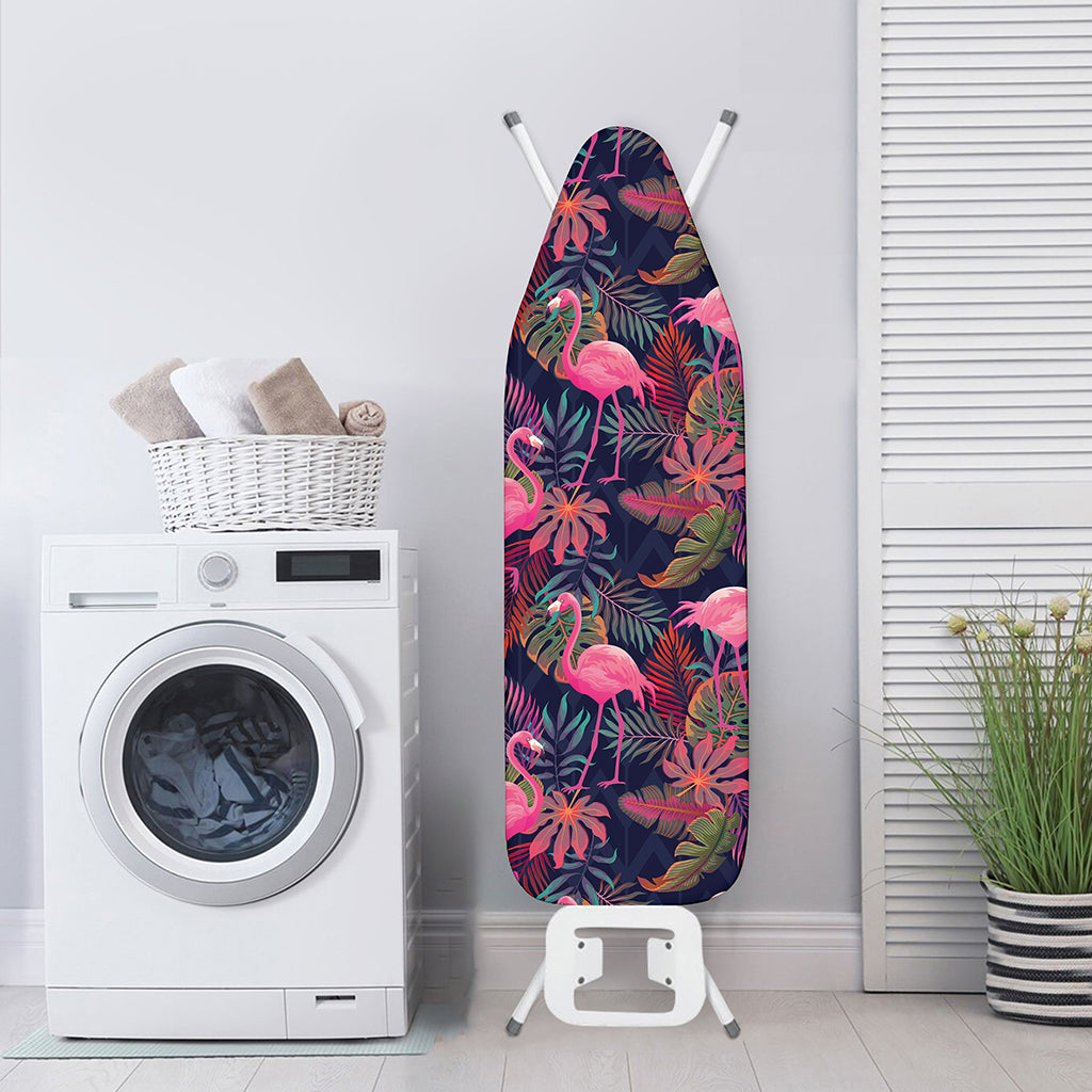 Tropical Flamingo Aloha Pattern Print Ironing Board Cover