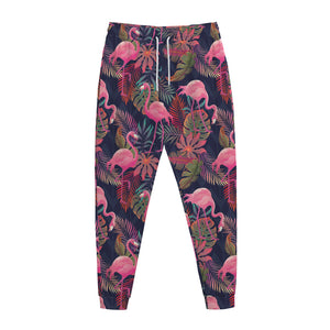 Tropical Flamingo Aloha Pattern Print Jogger Pants