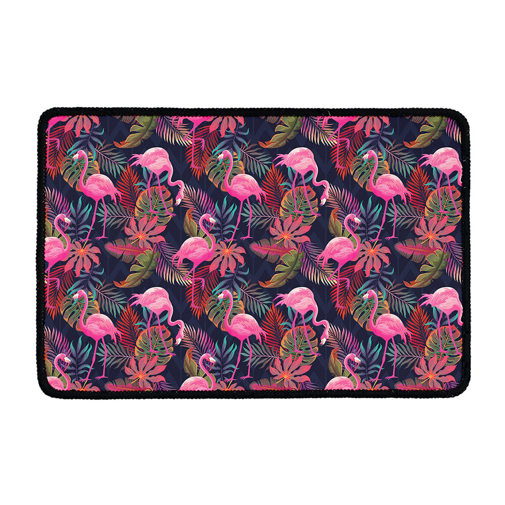 Tropical Flamingo Aloha Pattern Print Kitchen Mat