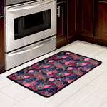 Tropical Flamingo Aloha Pattern Print Kitchen Mat