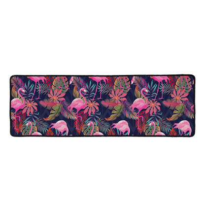 Tropical Flamingo Aloha Pattern Print Long Kitchen Mat