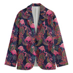 Tropical Flamingo Aloha Pattern Print Men's Blazer