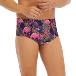 Tropical Flamingo Aloha Pattern Print Men's Briefs