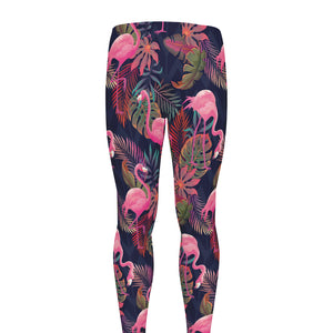 Tropical Flamingo Aloha Pattern Print Men's leggings