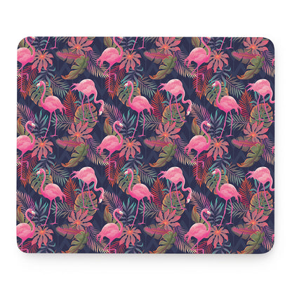 Tropical Flamingo Aloha Pattern Print Mouse Pad