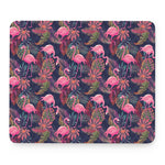 Tropical Flamingo Aloha Pattern Print Mouse Pad