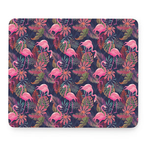 Tropical Flamingo Aloha Pattern Print Mouse Pad