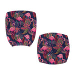Tropical Flamingo Aloha Pattern Print Office Chair Cover