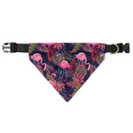 Tropical Flamingo Aloha Pattern Print Over The Collar Dog Bandana