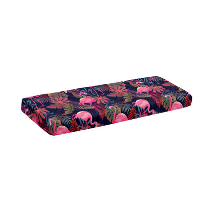 Tropical Flamingo Aloha Pattern Print Piano Keyboard Cover