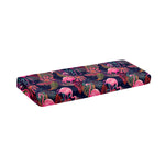 Tropical Flamingo Aloha Pattern Print Piano Keyboard Cover