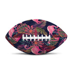 Tropical Flamingo Aloha Pattern Print Rugby Ball