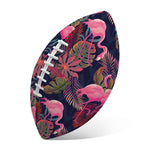 Tropical Flamingo Aloha Pattern Print Rugby Ball
