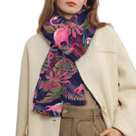 Tropical Flamingo Aloha Pattern Print Scarf