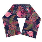 Tropical Flamingo Aloha Pattern Print Scarf