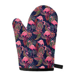 Tropical Flamingo Aloha Pattern Print Single Oven Mitt