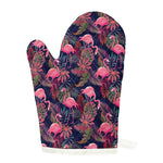 Tropical Flamingo Aloha Pattern Print Single Oven Mitt