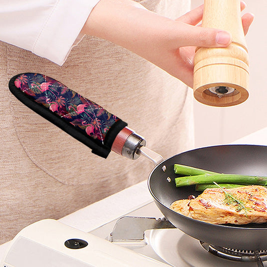Tropical Flamingo Aloha Pattern Print Skillet Handle Cover