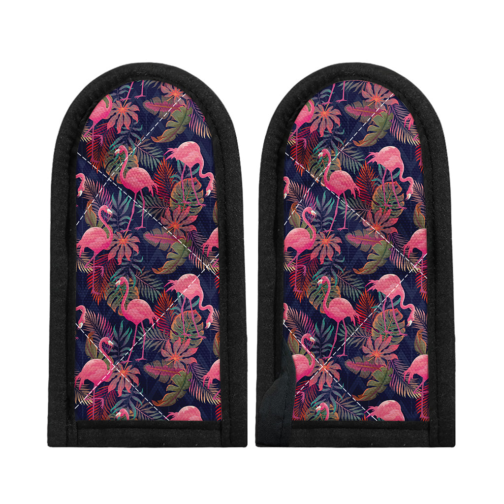 Tropical Flamingo Aloha Pattern Print Skillet Handle Cover