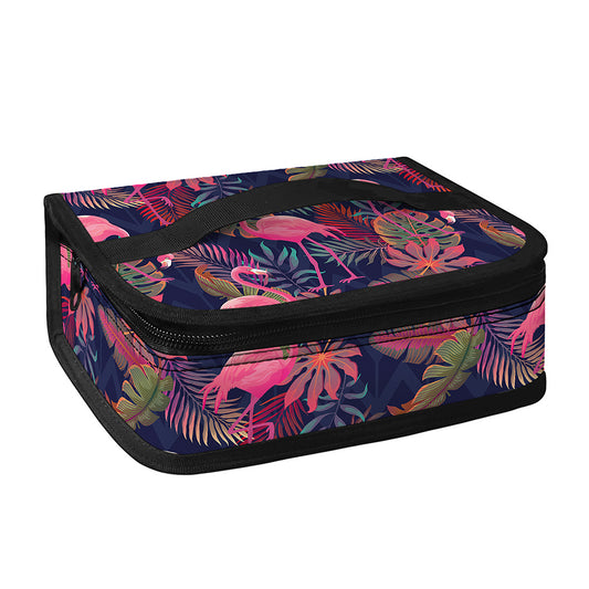 Tropical Flamingo Aloha Pattern Print Small Lunch Bag