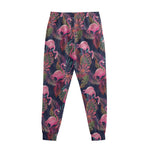 Tropical Flamingo Aloha Pattern Print Sweatpants