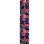 Tropical Flamingo Aloha Pattern Print Table Runner