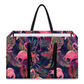 Tropical Flamingo Aloha Pattern Print Utility Tote Bag