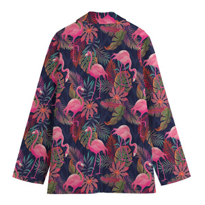 Tropical Flamingo Aloha Pattern Print Women's Blazer