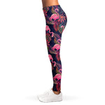 Tropical Flamingo Aloha Pattern Print Women's Leggings
