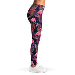 Tropical Flamingo Aloha Pattern Print Women's Leggings