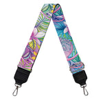 Tropical Flamingo And Hibiscus Print Bag Strap