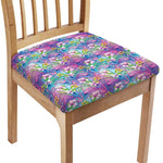 Tropical Flamingo And Hibiscus Print Chair Cushion Cover