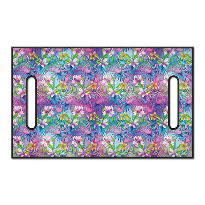 Tropical Flamingo And Hibiscus Print Golf Cart Seat Cover